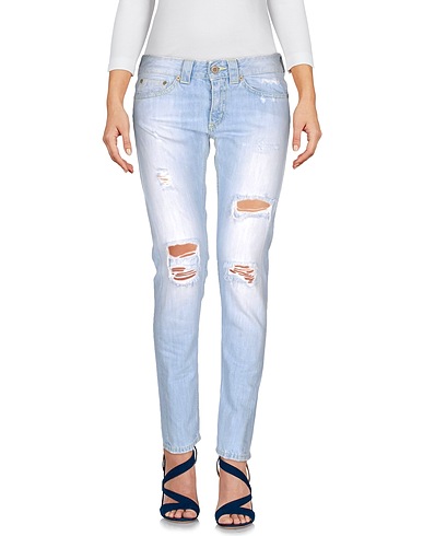 DONDUP Denim trousers Blue 100% Cotton