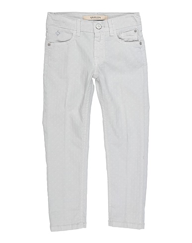 SIVIGLIA Denim trousers Light grey 80% Cotton, 17% Polyester, 3% Elastane