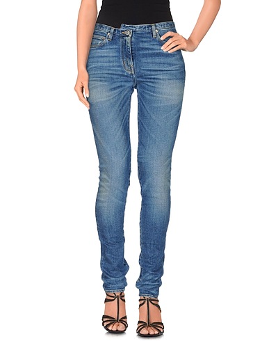 GOLDEN GOOSE Denim trousers Blue 95% Cotton, 5% Polyurethane