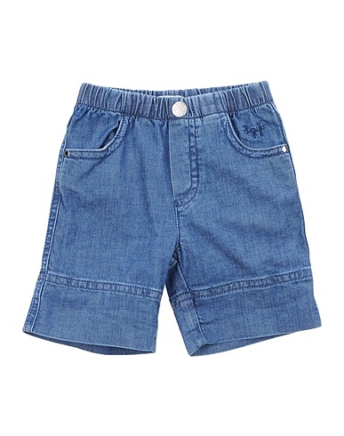 IL GUFO Denim shorts Blue 98% Cotton, 2% Elastane