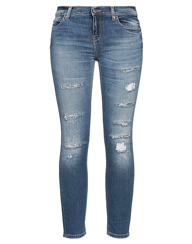 KAOS JEANS Denim pants Blue 98% Cotton, 2% Elastane
