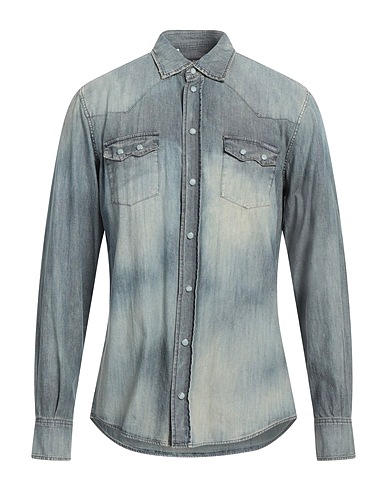 DOLCE&GABBANA Denim shirt 100% Cotton