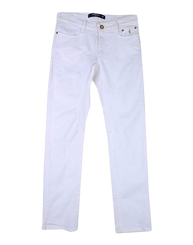 SIVIGLIA Denim trousers White 98% Cotton, 2% Elastane