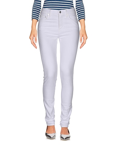 CITIZENS OF HUMANITY Denim trousers White 98% Cotton, 2% Polyurethane