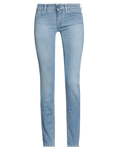 JACOB COHЁN Denim pants Blue 56% Cotton, 35% Viscose, 7% Polyethylene, 2% Polyurethane