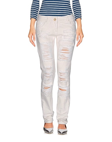 RELISH Denim pants Ivory 100% Cotton