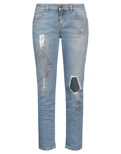 MANILA GRACE DENIM Baggy Blue 98% Cotton, 2% Elastane