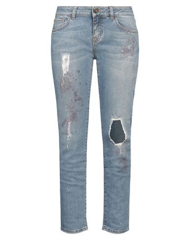 Manila Grace Denim Jeans In Blue