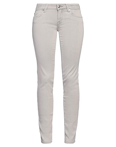 JACOB COHЁN Denim trousers Light grey 70% Lyocell, 28% Cotton, 2% Elastane
