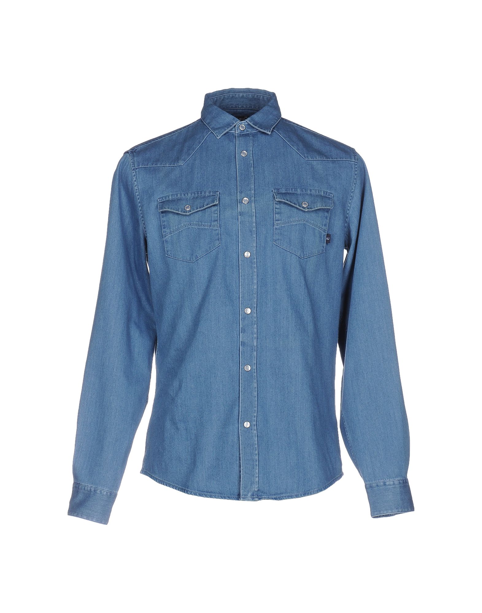armani denim shirts