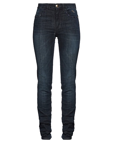 ANGELO MARANI Denim pants Blue 98% Cotton, 2% Elastane