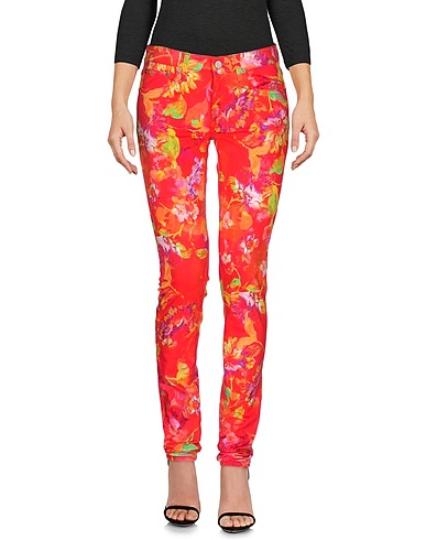 POLO RALPH LAUREN Denim trousers Red 89% Cotton, 9% Polyester, 2% Elastane