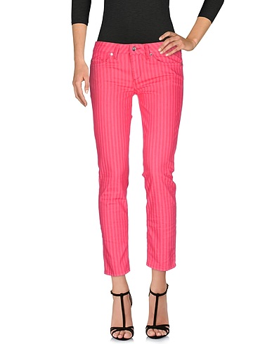 LIU •JO Denim pants Fuchsia 66% Cotton, 32% Polyester, 2% Elastane