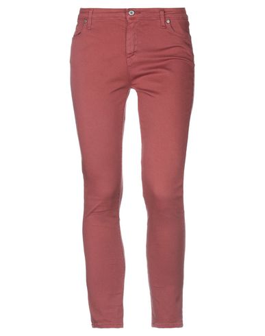 Please Pants In Brick Red