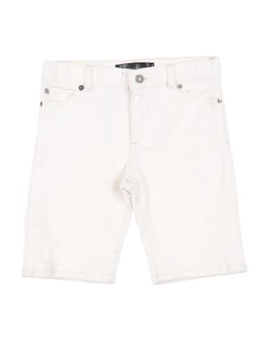 Shop Dolce & Gabbana Toddler Boy Denim Shorts White Size 7 Cotton, Elastane, Cow Leather