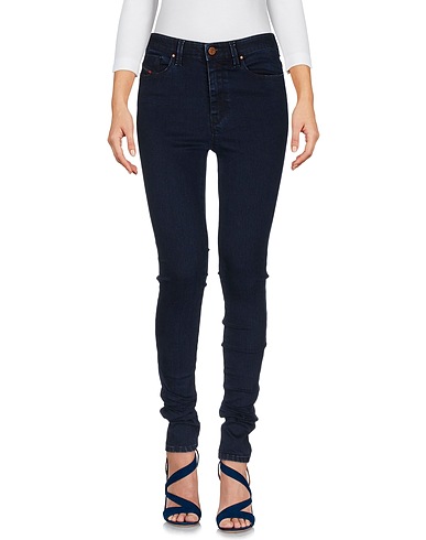 DIESEL Denim trousers Blue 37% Modal, 37% Cotton, 22% Polyester, 4% Elastane