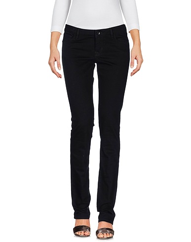 GUESS Denim trousers Black 98% Cotton, 2% Elastane