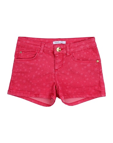 LIU •JO Denim shorts Fuchsia 65% Cotton, 31% Polyester, 4% Elastane