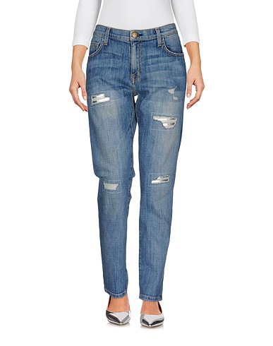 CURRENT/ELLIOTT Pantaloni jeans Blu 98% Cotone, 2% Elastan