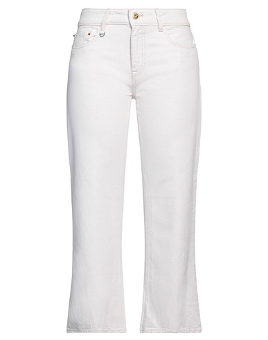 CYCLE Bootcut Jeans White 85% Cotton, 15% Linen