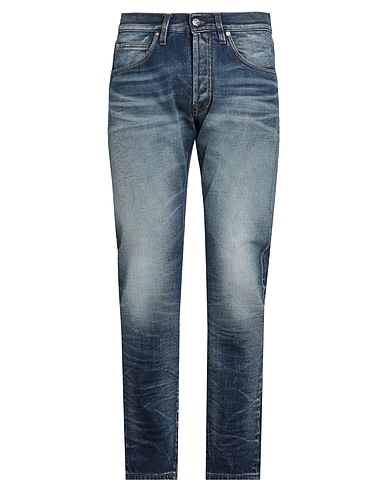 NINE IN THE MORNING Denim trousers BLU 100% Cotton