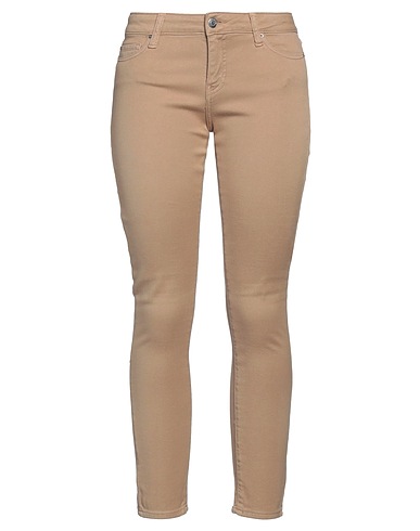 IRO.JEANS Denim trousers Beige 98% Cotton, 2% Elastane