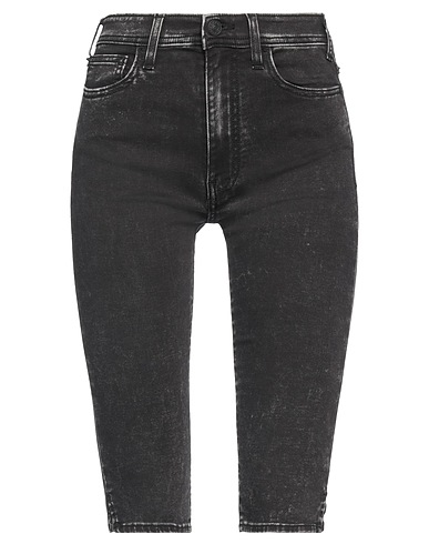 CYCLE Denim shorts Black 59% Cotton, 26% Polyester, 13% Viscose, 2% Elastane