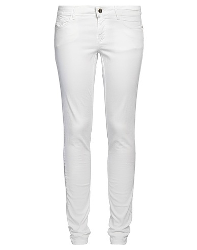 MARELLA SPORT Pantaloni jeans Bianco 91% Cotone, 7% Elastomultiestere, 2% Elastan