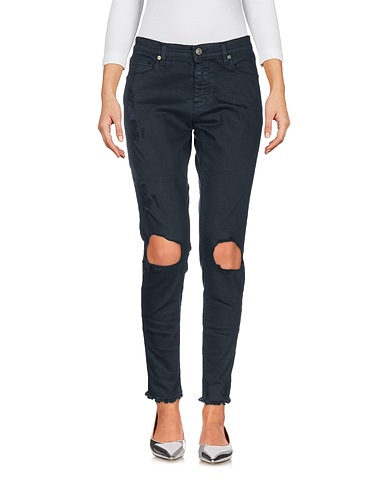 GAëLLE Paris Pantaloni jeans Blu notte 97% Cotone, 3% Elastan