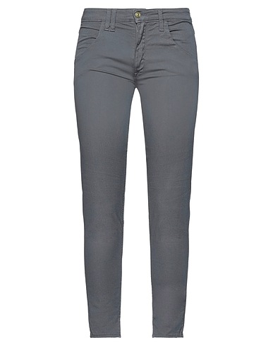 CYCLE Casual trouser Grey 98% Cotton, 2% Elastane