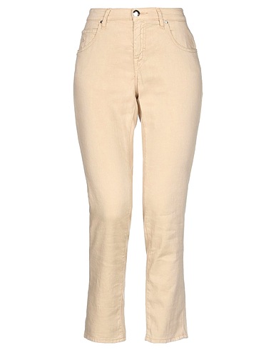 JACOB COHЁN Pantaloni jeans Beige 51% Cotone, 47% Lino, 2% Elastan