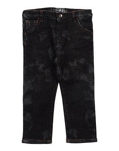 DOLCE&GABBANA Denim trousers Black 91% Cotton, 7% Polyester, 2% Elastane