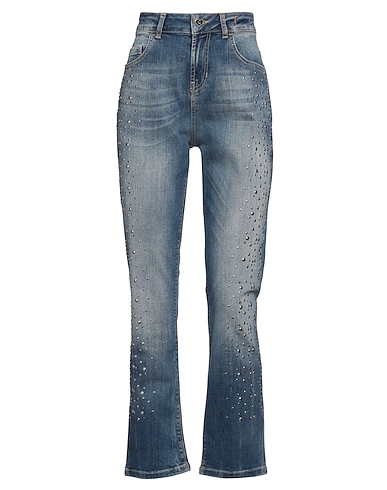 MY TWIN TWINSET Bootcut Jeans Blue 85% Cotton, 13% Polyester, 2% Elastane