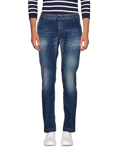 ENTRE AMIS Denim pants Blue 98% Cotton, 2% Elastane