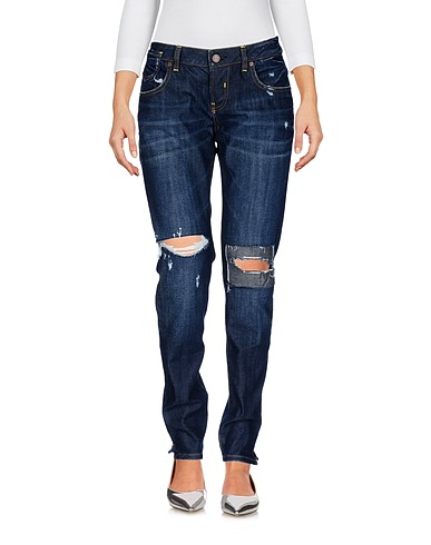 2W2M Boyfriend Blau 98% Baumwolle, 2% Elastan