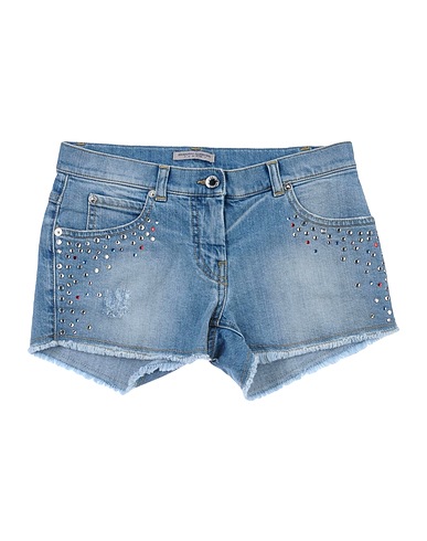ERMANNO SCERVINO JUNIOR Denim shorts Blue 98% Cotton, 2% Elastane