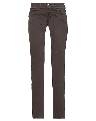 JECKERSON Denim pants Chocolate brown 98% Cotton, 2% Elastane