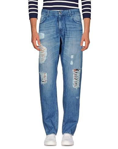 JOHN GALLIANO | Blue Men‘s Denim Pants | YOOX