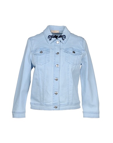 MARANI JEANS Denim jacket Blue 92% Cotton, 6% Polyester, 2% Elastane