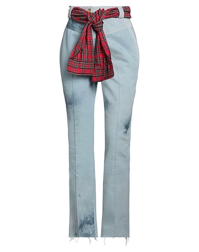 RONALD VAN DER KEMP Pantaloni jeans Blu 100% Cotone