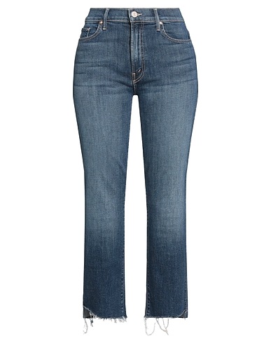 MOTHER Denim trousers Blue 93% Cotton, 6% Polyester, 1% Elastane