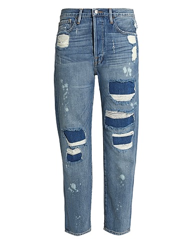 FRAME Denim trousers Blue 100% Cotton