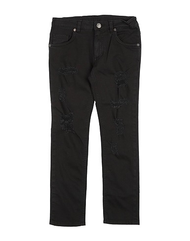 GAëLLE Paris Denim pants Black 97% Cotton, 3% Elastane