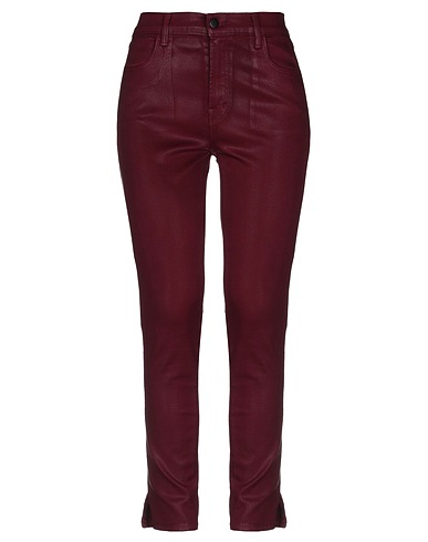 J BRAND Denim pants Burgundy 94% Cotton, 4% Polyester, 2% Lycra®
