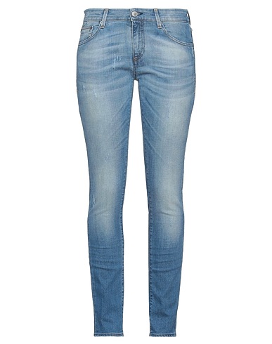 CARE LABEL Pantaloni jeans Blu 98% Cotone, 2% Elastan