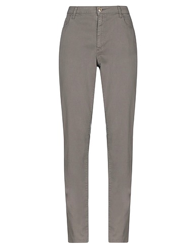 TRUSSARDI JEANS Casual trouser Grey 78% Cotton, 20% Polyester, 2% Elastane