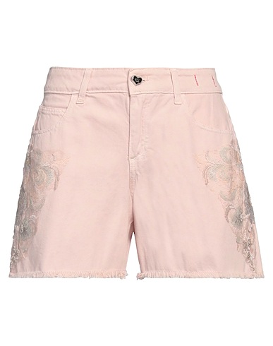 MY TWIN TWINSET Denim shorts Pink 100% Cotton