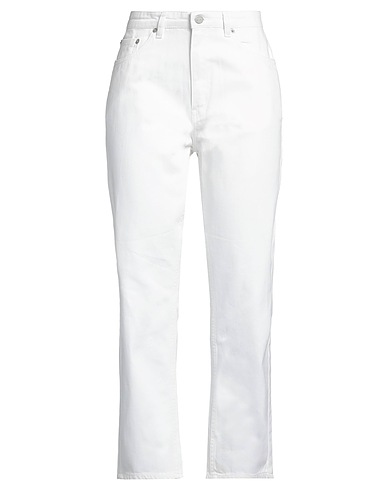 WOOD WOOD Pantaloni jeans Bianco 100% Cotone