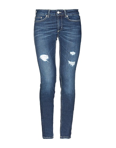 DONDUP Denim trousers Blue 98% Cotton, 2% Elastane