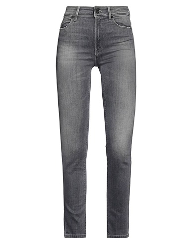 DONDUP Denim trousers Grey 92% Cotton, 6% Elastomultiester, 2% Elastane